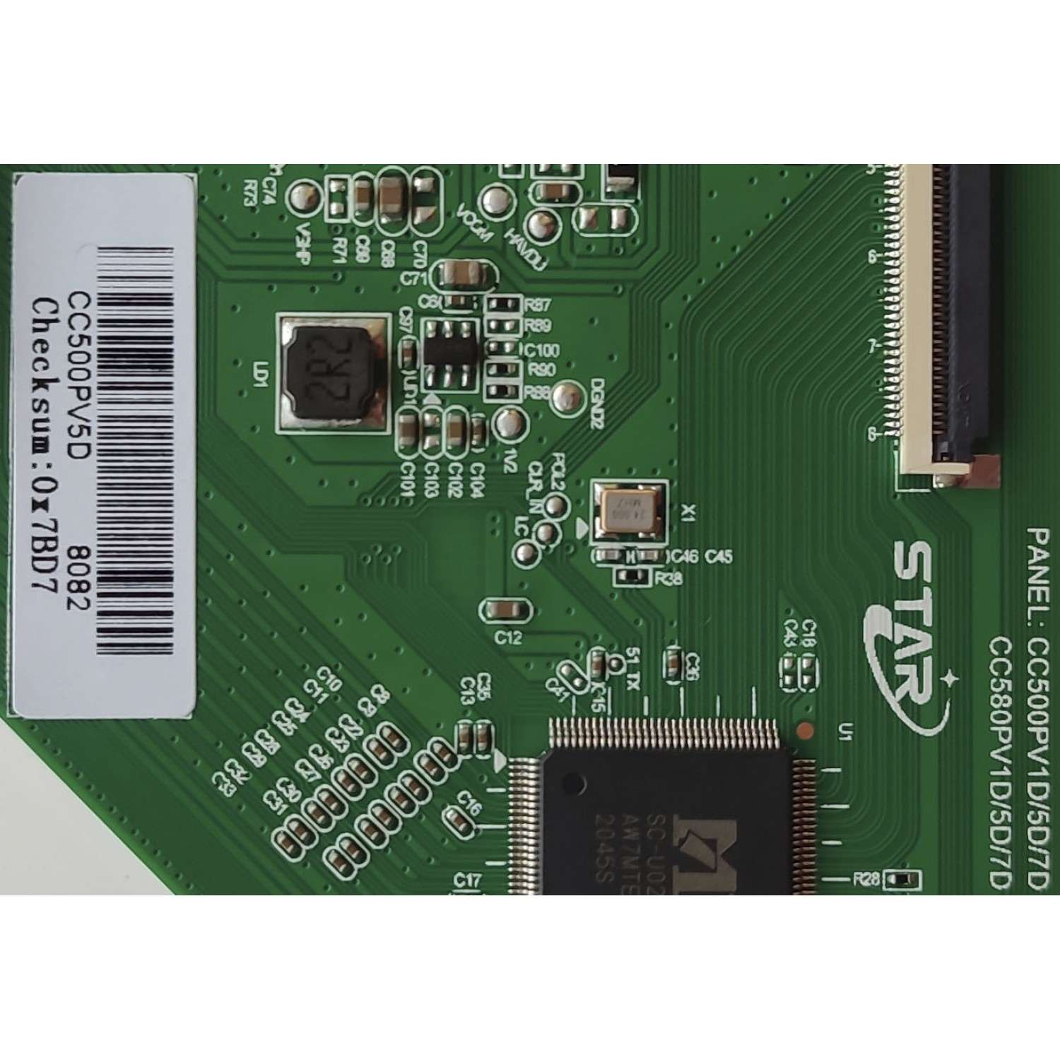 T-CON PARA TV TD SYSTEMS (( NUEVA )) / NUMERO DE PARTE CC500PV1D/5D/7D / CC500PV5D / CC580PV1D/5D/7D / MODELO K50DLG12US 	 - Imagen 2
